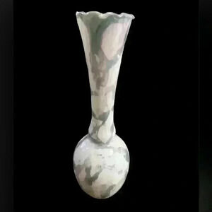 BUD Vase ceramic hand painted glazed‎